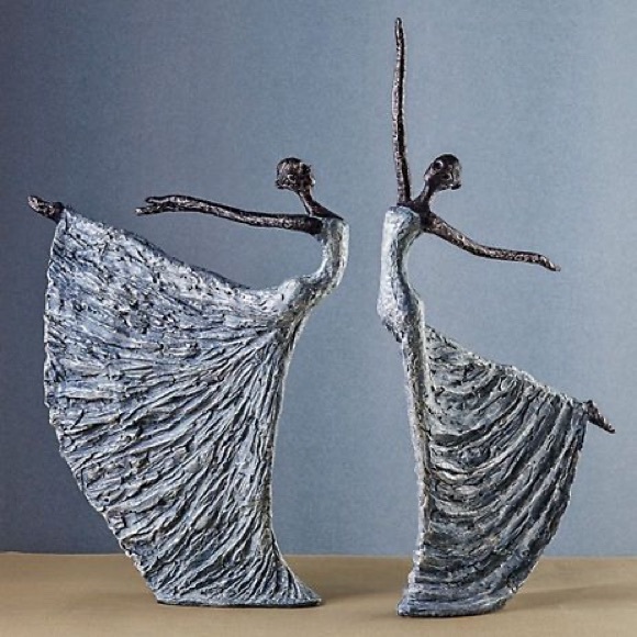 The Full Set of 3 Dancers Decorative Figurines - Picture 8 of 16